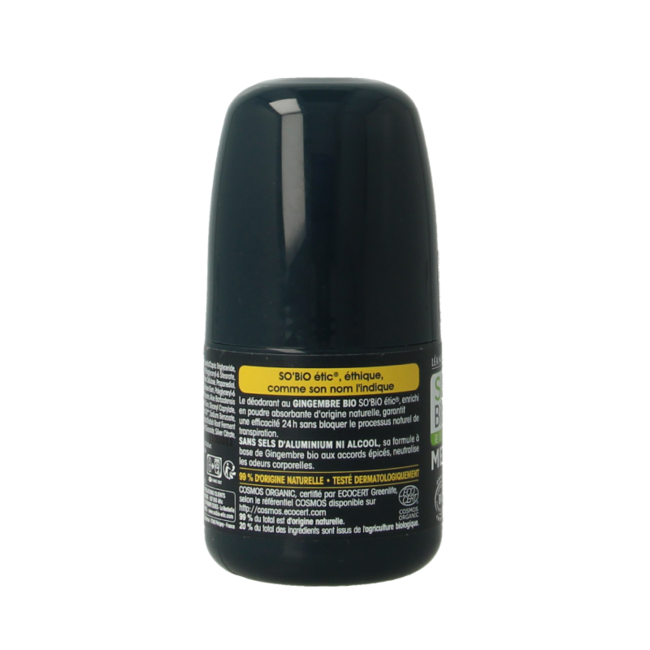 So Bio Etic Men's 3-in-1 Ginger Deodorant 50ml