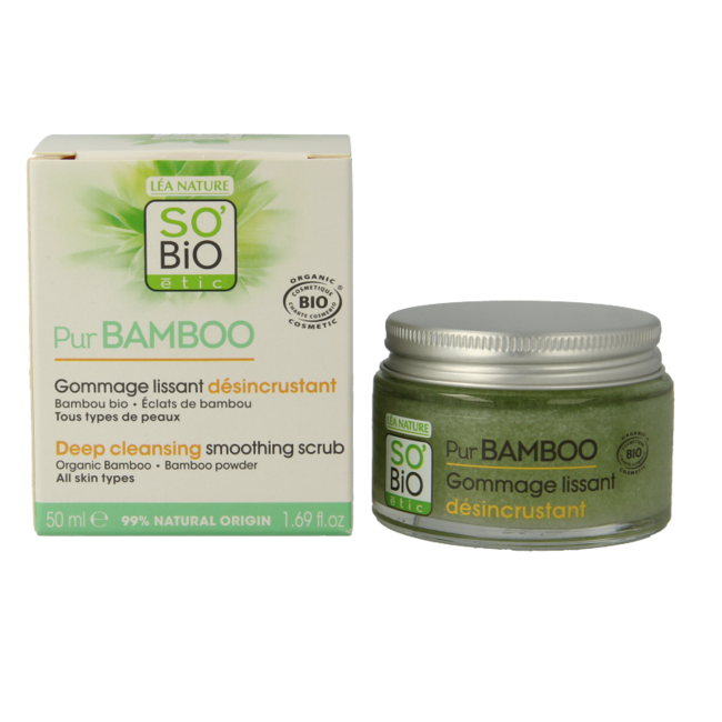 So Bio Etic Bamboo Tiefenreinigendes glättendes Peeling 50 Milliliter