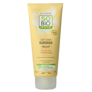 So Bio Etic Loción corporal ultra rica de manteca de karité 200 mililitros
