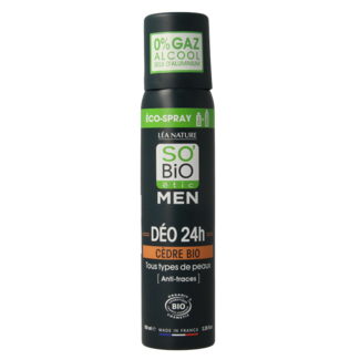 So Bio Etic So Bio Etic For men deodorant spray cedar 100 Millilitres