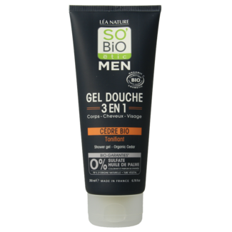 So Bio Etic Bagnodoccia Uomo So Bio Etic 3 in 1 Cedro 200 Millilitri