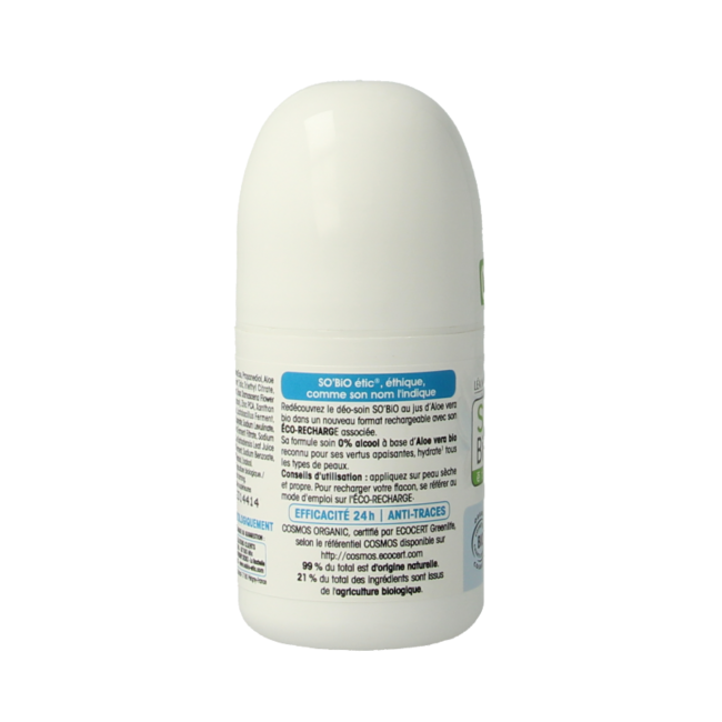 So Bio Etic Dezodorant w kulce dla kobiet aloes bio 50 mililitrów