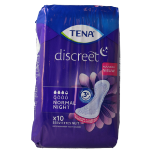 Tena Tena Discreet Normal Night 10 Pezzi