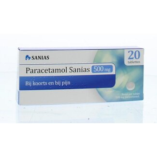 Sanias Paracetamol 500mg 20 Tablets