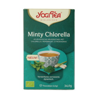 Yogi Tea Tè Minty Chlorella Bio, 17 Bustine