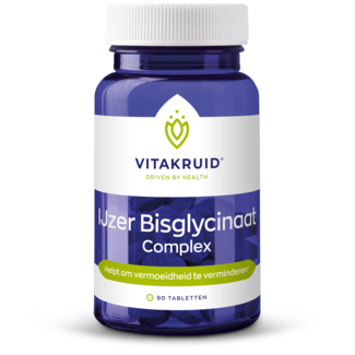 Vitakruid Iron Bisglycinate 28 Complex with Copper and Vitamin C 90 Tablets