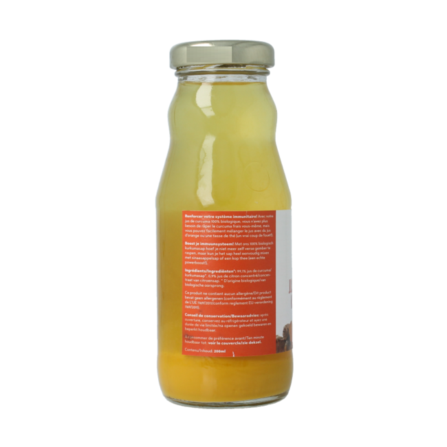 Go Now Zumo de cúrcuma bio 200 mililitros