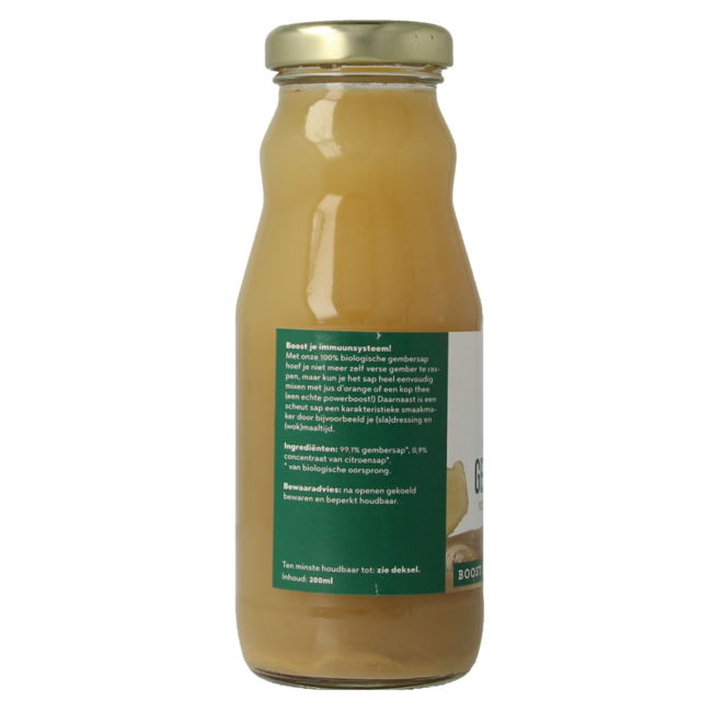 Organic ginger juice 200 ml