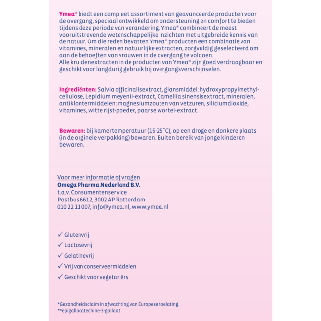 Ymea Menopausia Silueta 128 Cápsulas