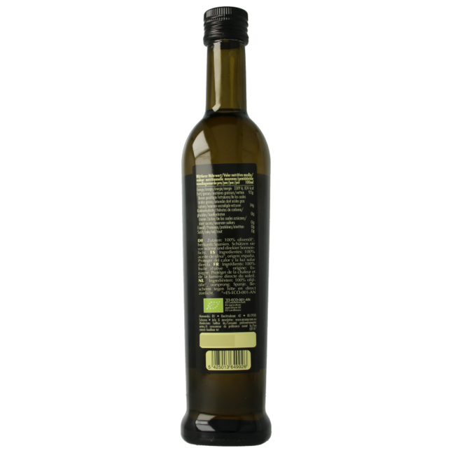 Extra virgin olive oil first extraction organic 500 Millilitres