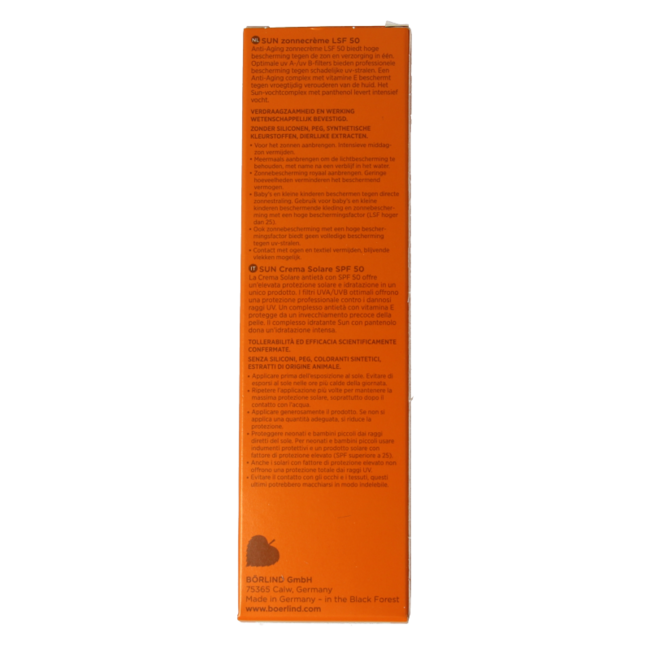 Börlind Sonnencreme LSF 50 75 Milliliter