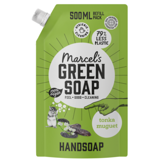 Marcel's Green Soap Marcel's Green Soap Hand Soap Tonka & Muguet Refill 500ml
