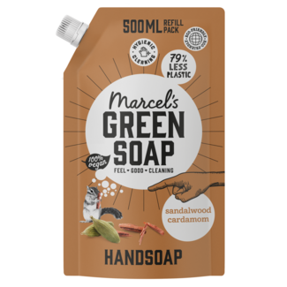 Marcel's Green Soap Marcel's Green Soap Hand Soap Sandalwood & Cardamom Refill 500ml