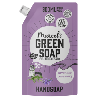 Marcel's Green Soap Marcel's Green Soap Hand Soap Lavender & Rosemary Refill 500ml