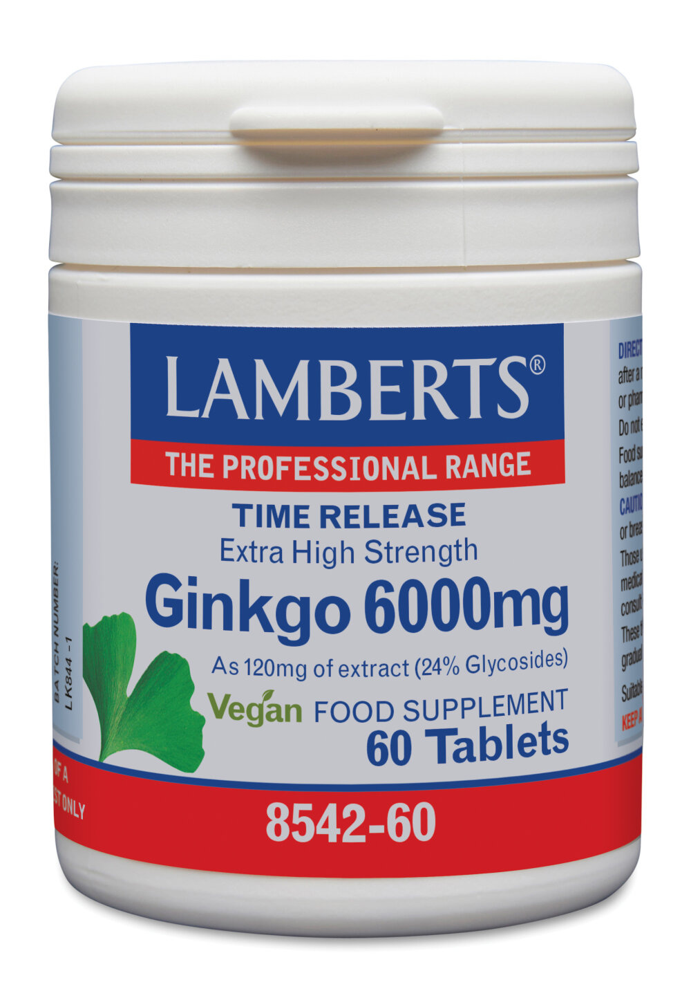 Lamberts Ginkgo 6000mg: Supporto Cognitivo e Memoria