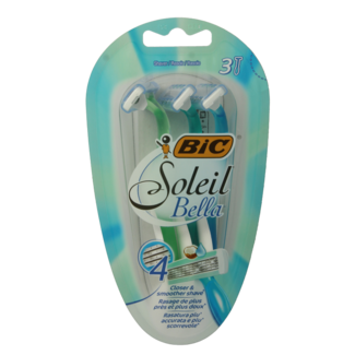 BIC Soleil bella shaver 3 pieces