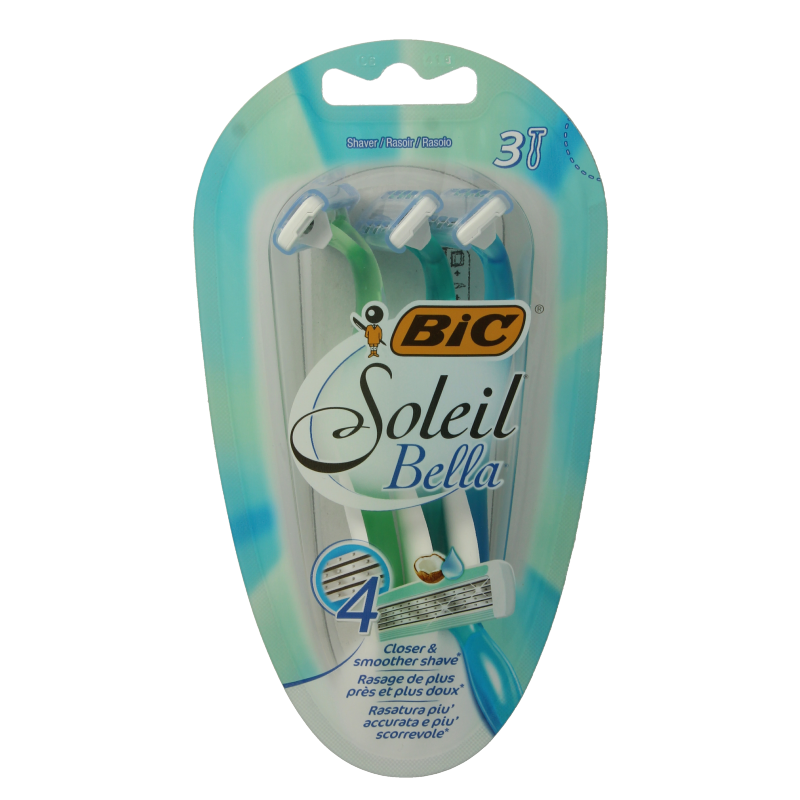BIC Soleil bella shaver 3 unidades