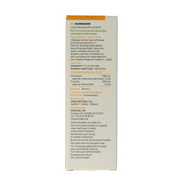 Soria Natural Composor 8 Echinasor 50 mililitrów