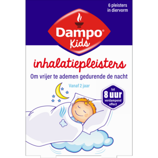 Dampo Dampo Kids Inhalationspflaster in Tierform 6 Stück