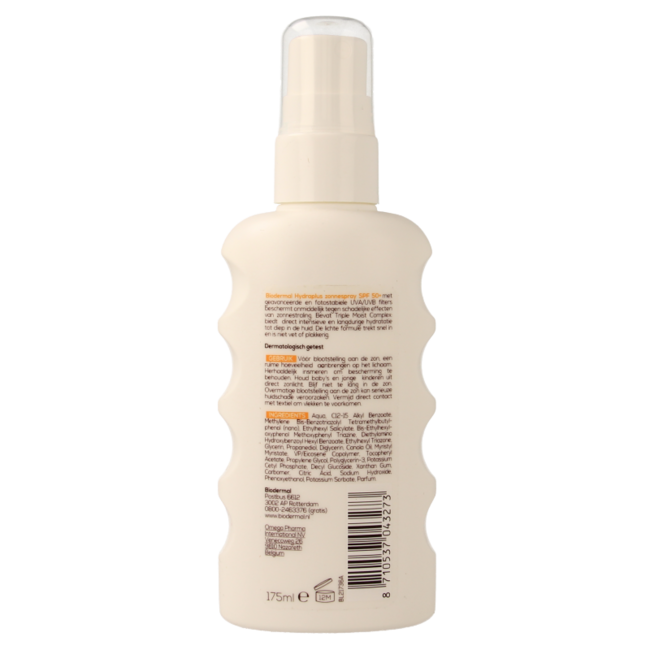 Biodermal Hydraplus Sonnenspray LSF 50 175 Milliliter