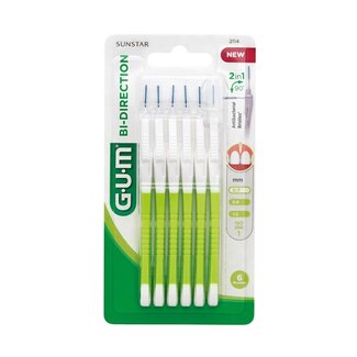 GUM GUM Bi-direction 0.7mm, Confezione da 6 Pezzi