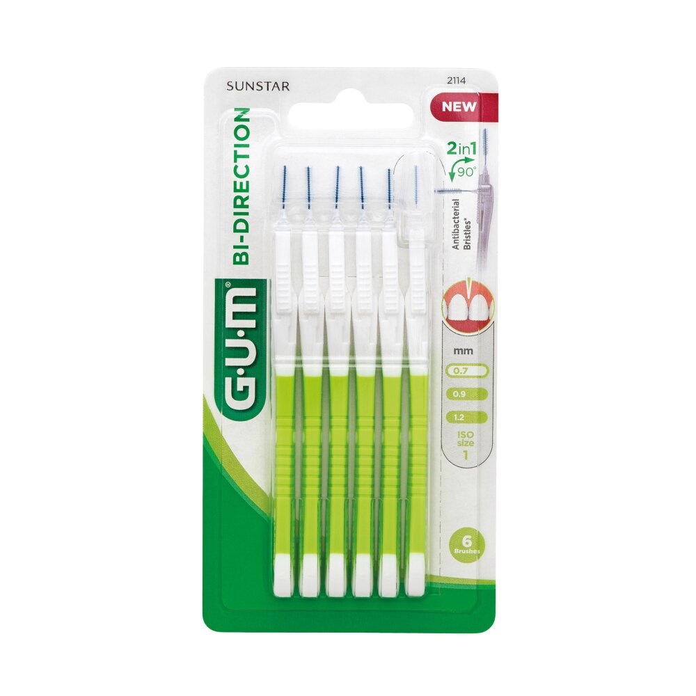 GUM Bi-direction 0,7 mm 6 unidades