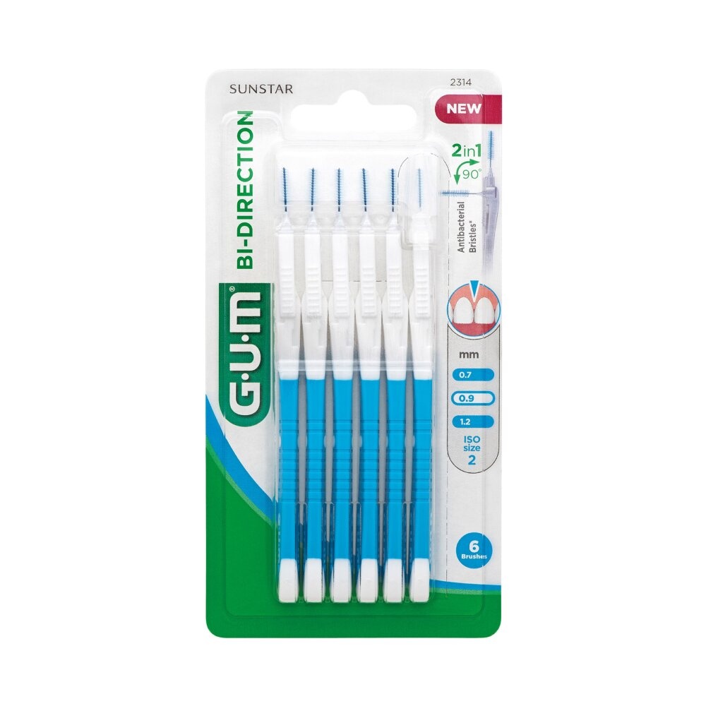 GUM Bi-direction 0,9 mm 6 unidades