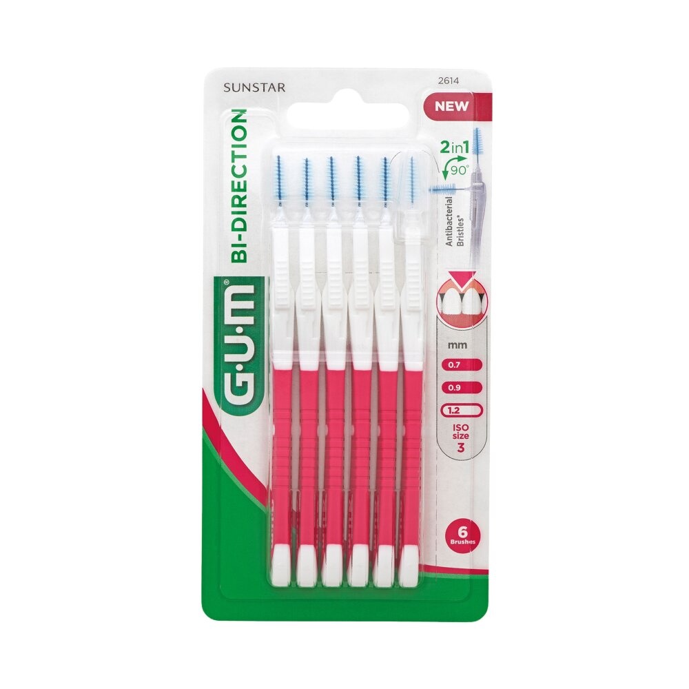 GUM Bi-direction 1,2 mm 6 unidades