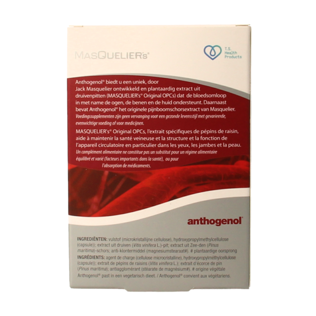 Masqueliers Anthogenol 60 Cápsulas