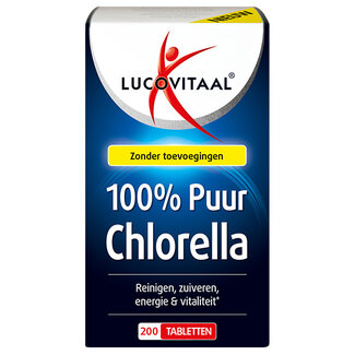 Lucovitaal Lucovitaal Chlorella 100% Pure 200 Tablets