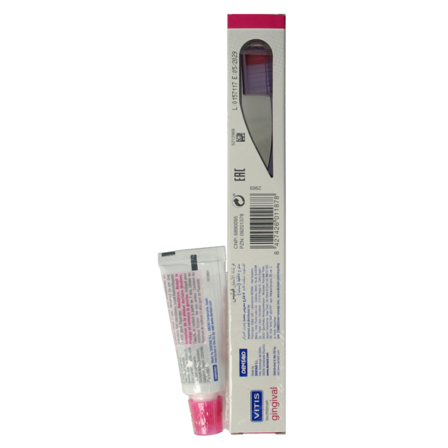 Vitis Cepillo de dientes gingival encías sanas 1 unidad