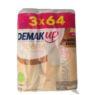 Demak Up Demak Up Cotton Pads Sensitive Round A3 192 Pieces