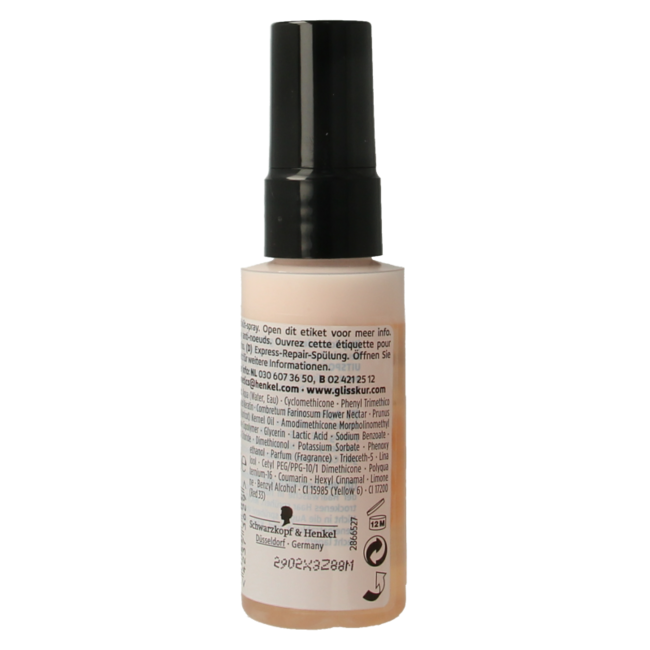 Gliss Kur Anti-Zwirn-Spray Total Repair 19 Mini 50 Milliliter