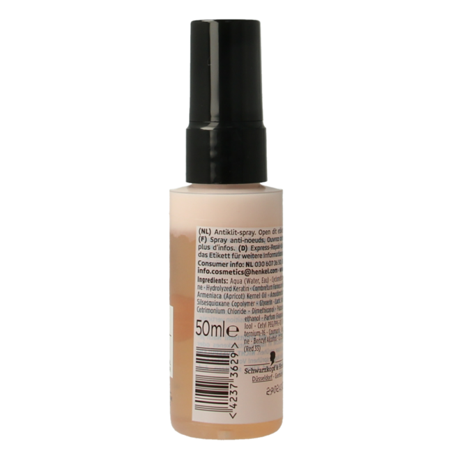 Gliss Kur Anti-Zwirn-Spray Total Repair 19 Mini 50 Milliliter