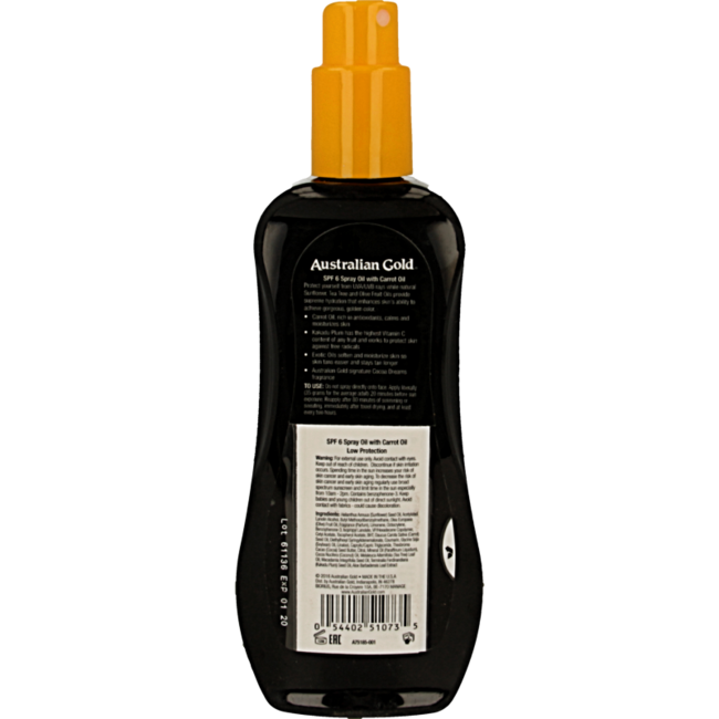 Australian Gold Spray oil SPF6 237 Milliliter