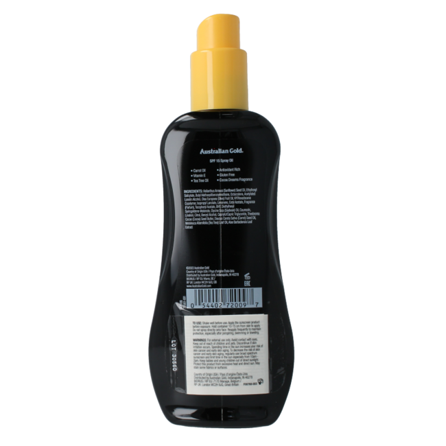 Olio Spray Australian Gold SPF15 237 Millilitri