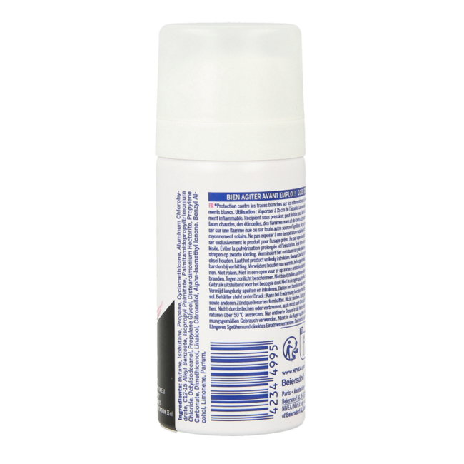 Desodorante en spray black & white invisible mini 35 mililitros