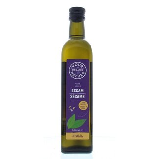 Your Organic Nature Olio di Sesamo Biologico 500 Millilitri