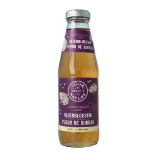 Your Organic Nature Elderflower lemonade syrup organic 500 Millilitres