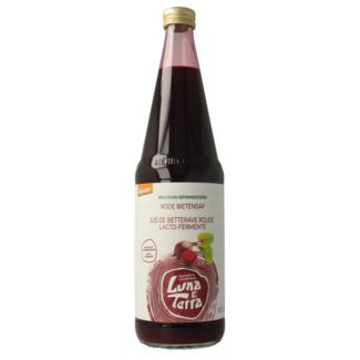 Luna E Terra Jus de betterave rouge lacto-fermenté Demeter bio 700 ml