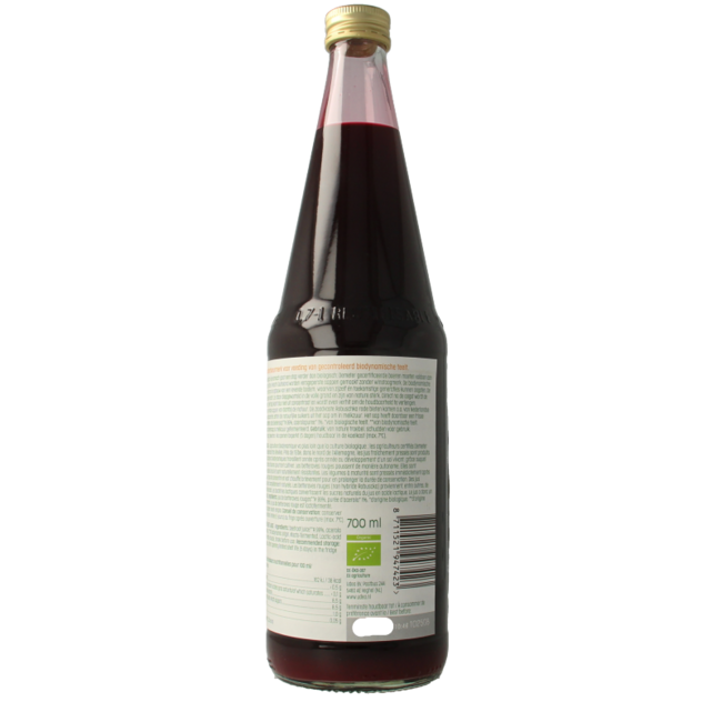 Beetroot juice lactic acid Demeter organic 700 Millilitres