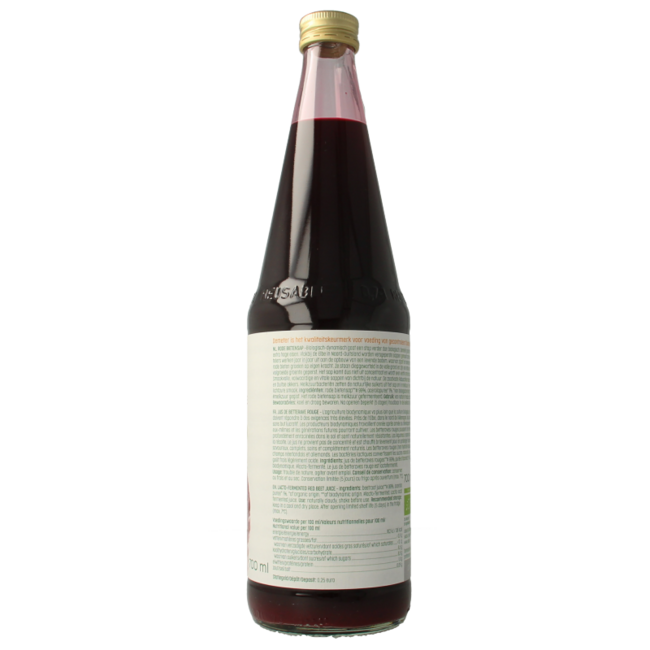 Zumo de remolacha ácido láctico demeter bio 700 mililitros