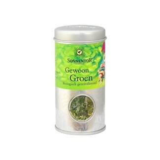 Sonnentor Sonnentor Gewoon groen lata de metal bio 15 gramos