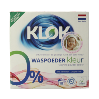 Klok Detergente en polvo para color 1170 gramos