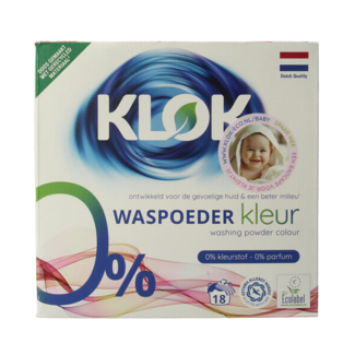 Klok Lessive en poudre couleur 1170 g