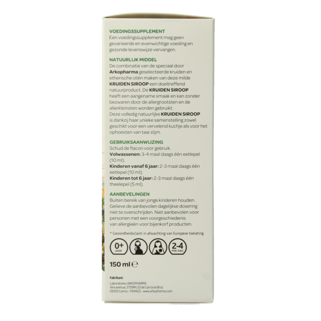 Kruidensiroop 150 Milliliter