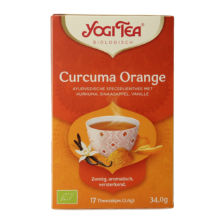 Yogi Tea Organic Turmeric Orange 17 Bags
