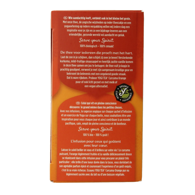 Turmeric orange organic 17 bags