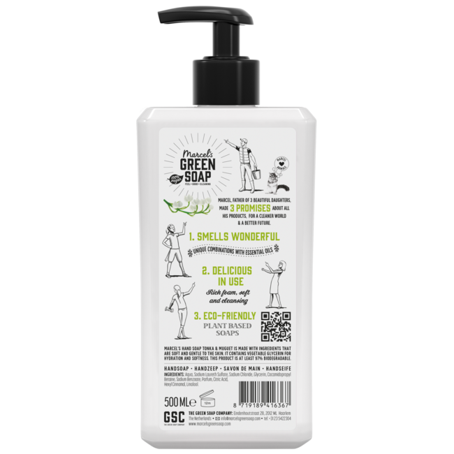 Marcel's Green Soap Handseife Tonka & Maiglöckchen 500 Milliliter