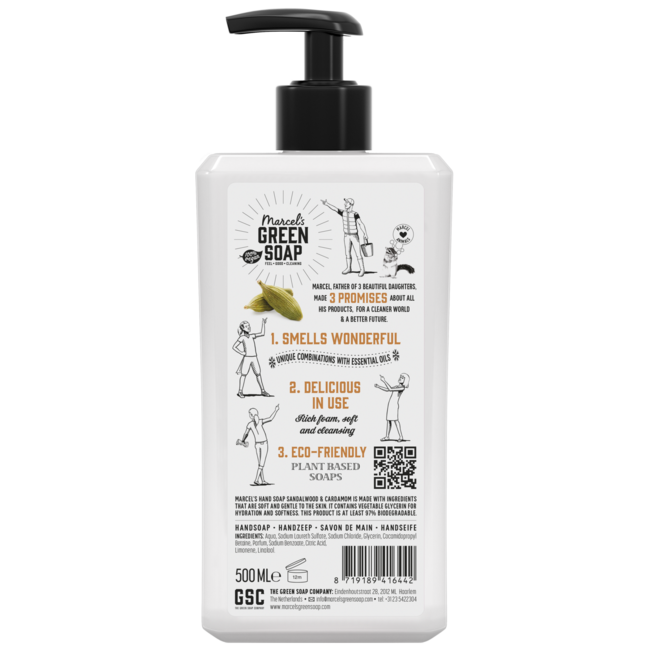 Handseife Sandelholz & Kardamom 500 Milliliter